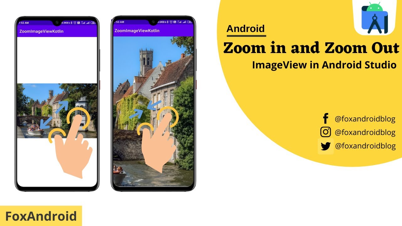 How to Zoom Imageview in Android Studio | ImageView... - youtube
