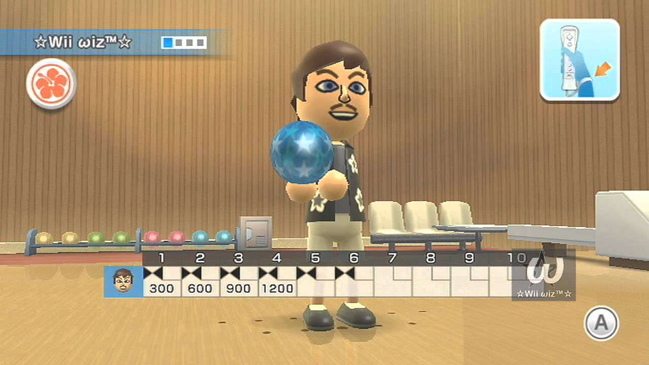 wii sports resort bowling 100 pin game