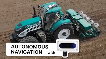 Autonomous tractor navigation with an OAK camera