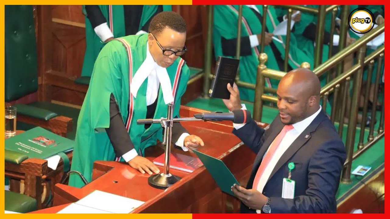 finally Jalango sworn in as langata Mp Plug Tv Kenya YouTube