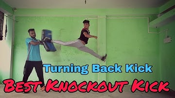 Tutorial of Turning Back Kick//Taekwondo Kick//Sahil Gurung
