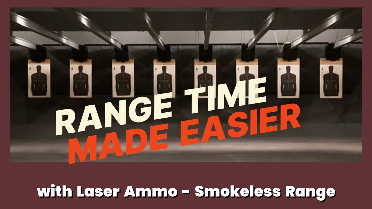 Laser Ammo Smokeless Range - new shooter training - A.D.