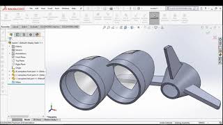 Aeroplane assembly in solidworks: solidworks assembly: Airplane In Solidworks