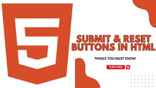 How to create Submit and Reset buttons in HTML | HTML Tutorials 2024 #htmlbuttons #html #htmltags