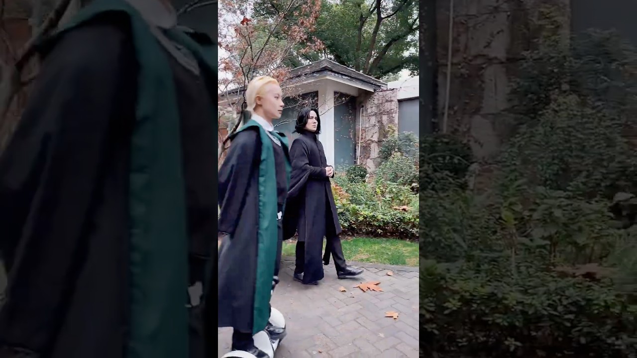 Malfoy VS Snape #anime #game #fyp #harrypotter #snape #malfoy #cos #cosplay #cosplayer