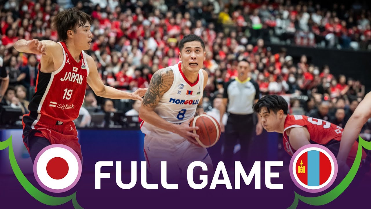 Japan v Mongolia | Full Basketball Game | FIBA Asia Cup Qualifiers 2025