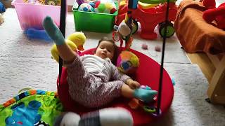 Miray Tavana Asılan Svava Tadelle Salıncağında Çok Mutlu - Baby Swing