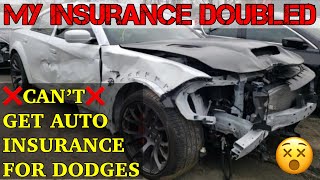 Car Insurance has DOUBLED for Most American… if they can EVEN GET IT… Dodge Charger SRT Hellcat Cost