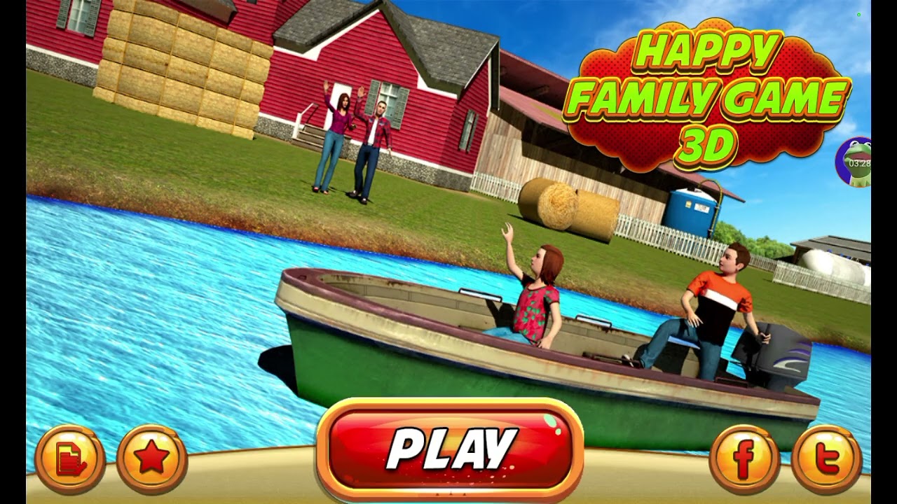 l play happy family game 3d