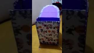 KERAJINAN TANGAN TAS DARI KARDUS BEKAS @JunJunChannel KERAJINAN TANGAN TAS DARI KARDUS BEKAS @JunJunChannel