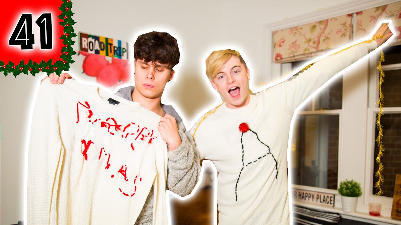 vlogs in spanish WE MADE OUR OWN CHRISTMAS JUMPERS - VLOGMAS