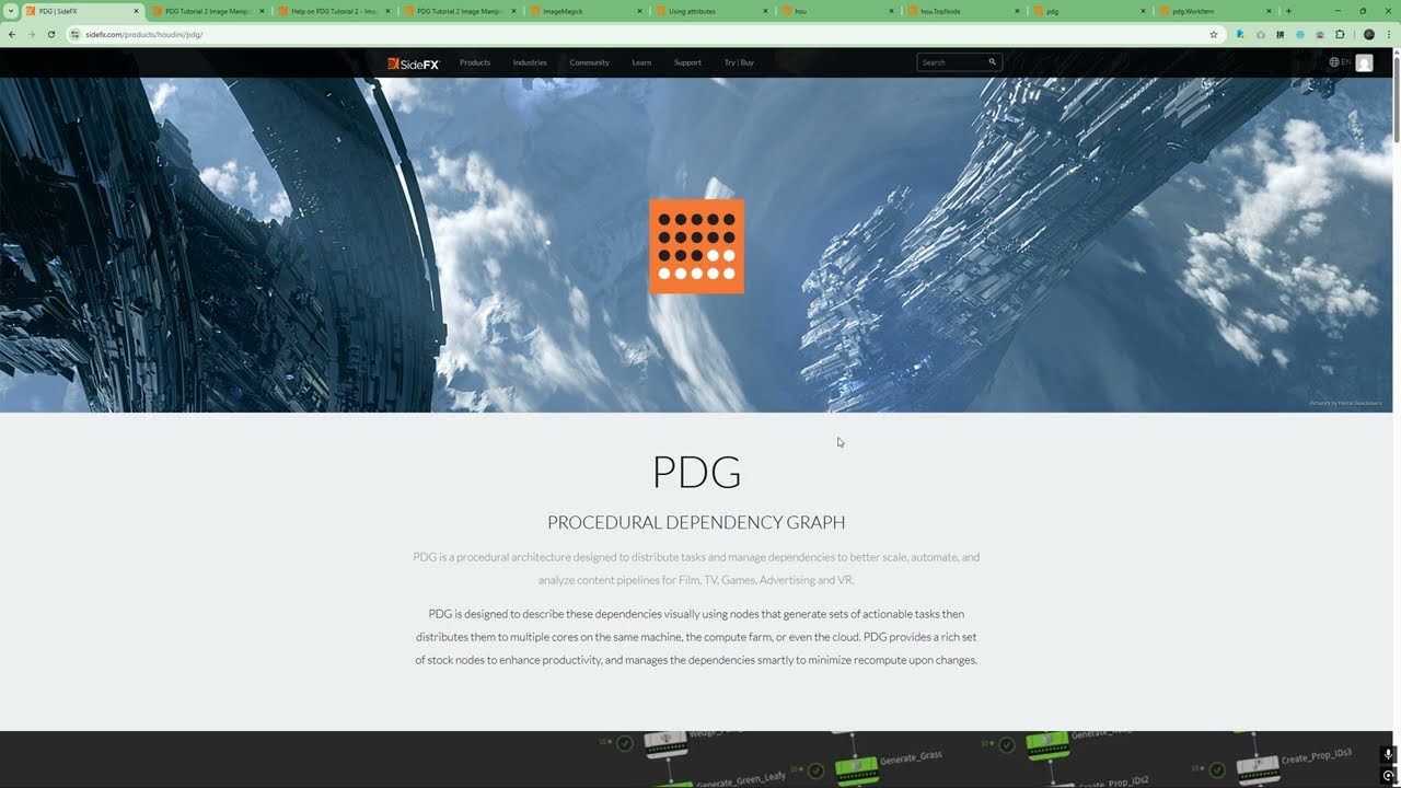 How TOPs Actually Work in Houdini (PDG) | Procedural Dependency Graph | Image Manipulation Tutorial
