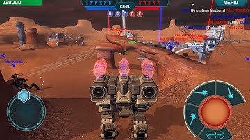 War Robots test server 2.5.0 (176) Part 2 New Prototypes Guns