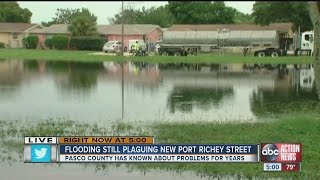 Flooding plagues Port Richey neighborhood