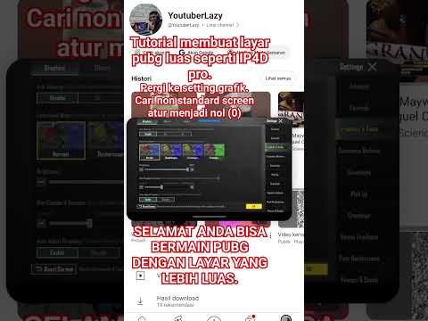 Tutorial Setting Layar