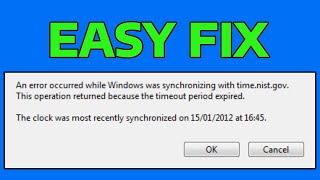 How To Fix An Error Occurred While Windows Was Synchronizing