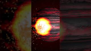 What If Earth Hit The Largest Exoplanet #Shorts #Short #Universesandbox