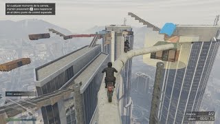 GTA 5 Funny Moments Carreras de Motos Extremas (GTA V Pc Online) Apostando 10mil screenshot 4