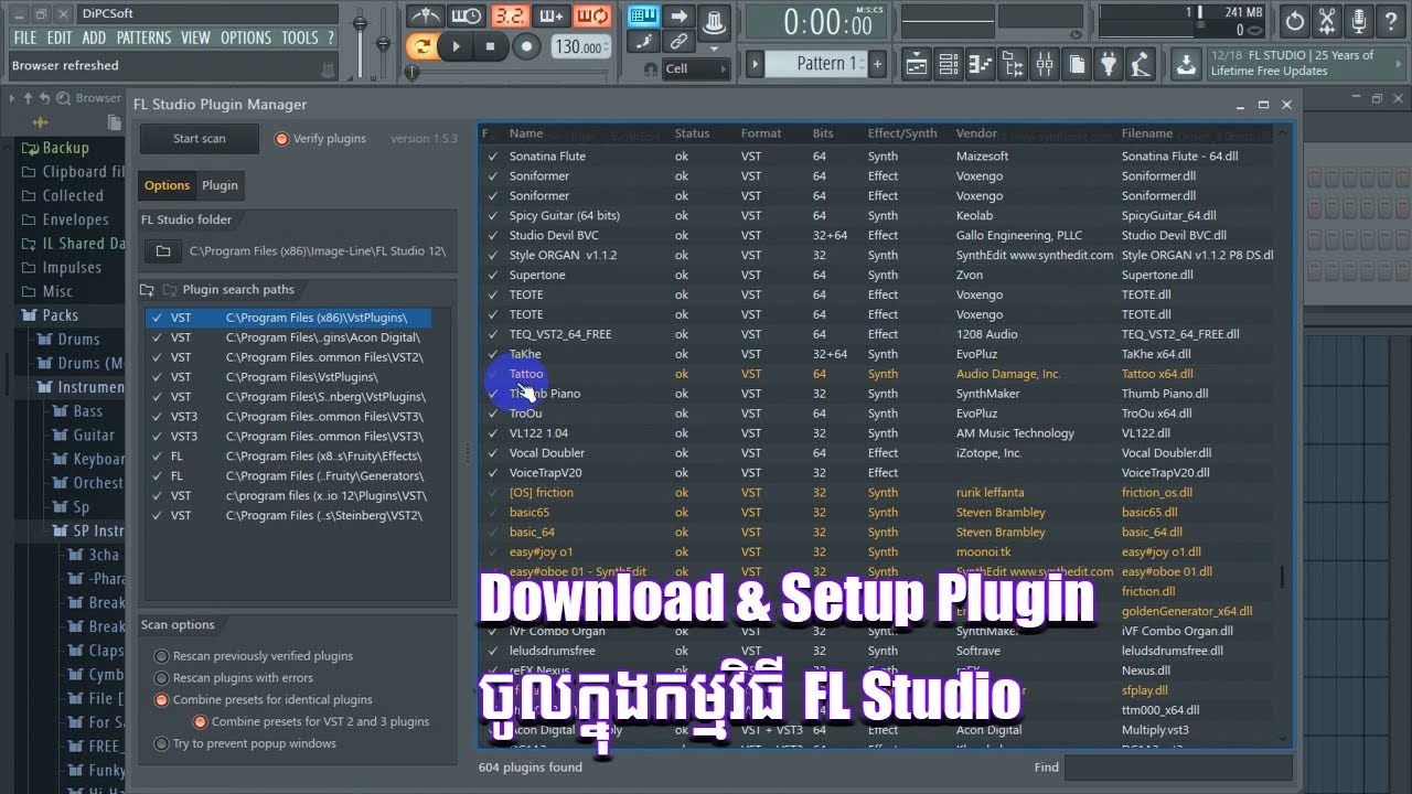 Download និង Setup Plugin ចូលក្នុងកម្មវិធី FL Studio [DJz SP Remix ...