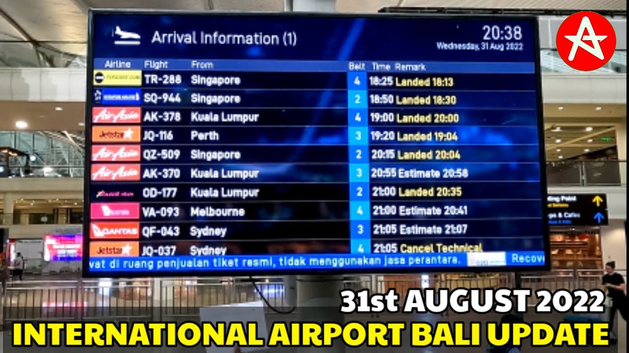 UN USUALLY || International Airport Bali Update 31st August