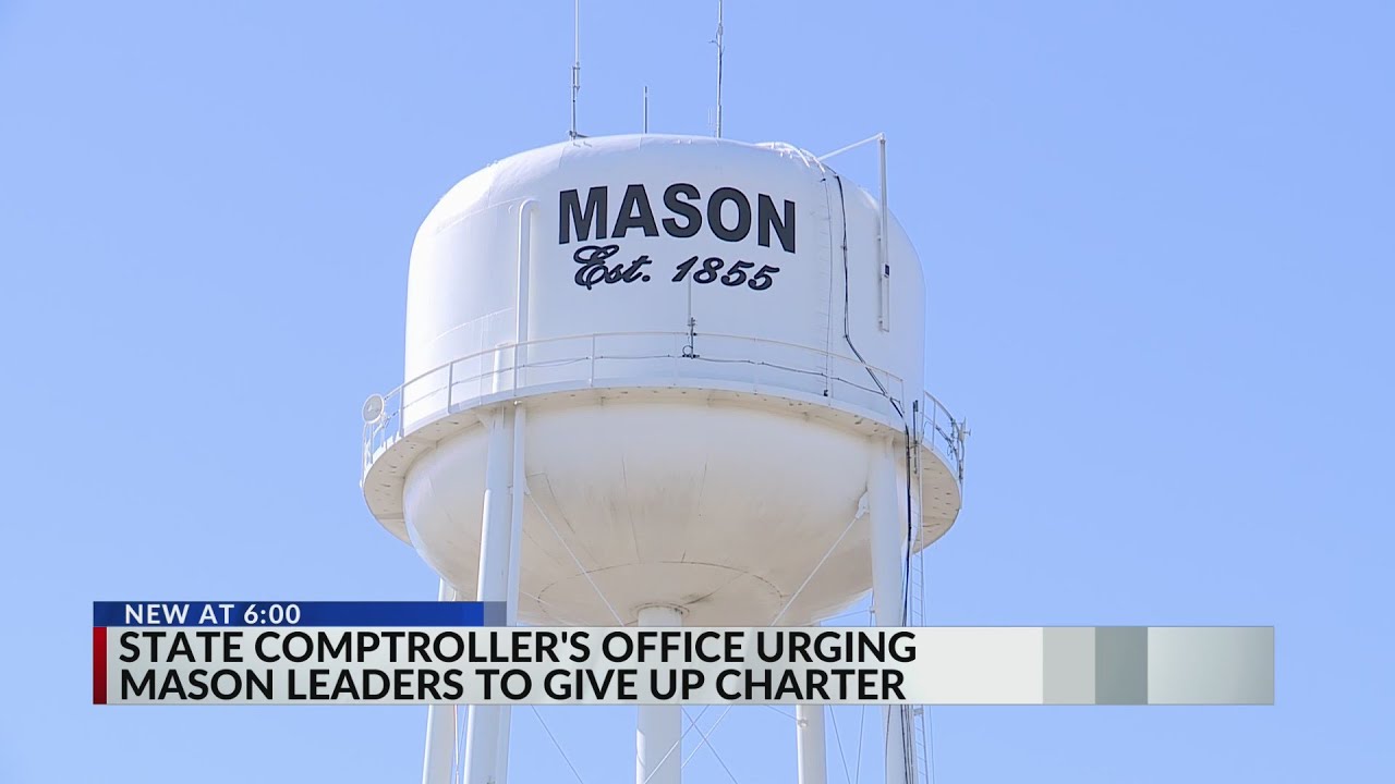Mason, TN asked to surrender its charter by state comptroller