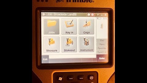 Exporting Data Files from a Trimble TSC3 Handheld