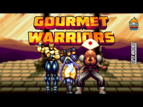 Gourmet Warriors [SNES] Gameplay até zerar!