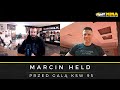 Marcin held  ksw 95  walka z romanem szymaskim  ranking ksw  starty w bjj