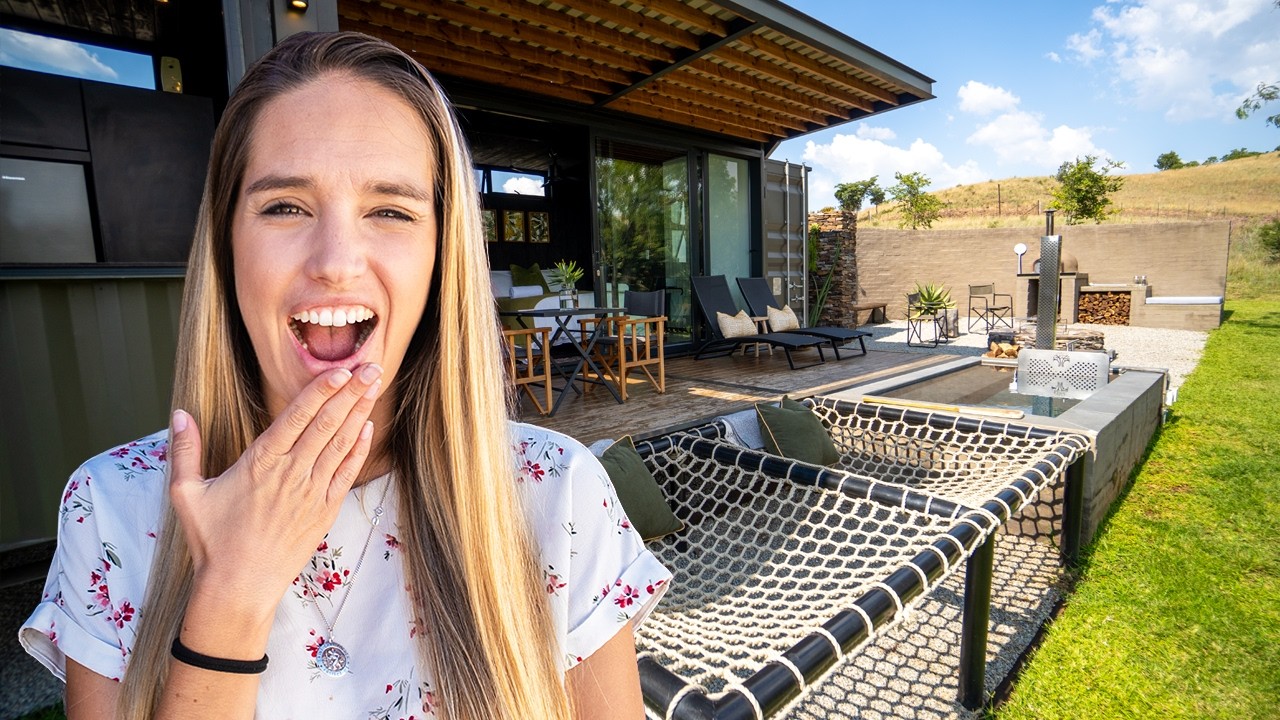 ⁣Converted Shipping Container Home in South Africa (Hartbeeshoek)