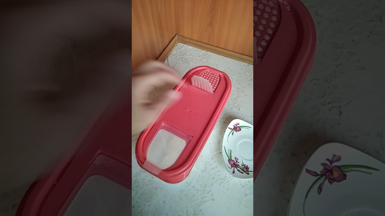 Обзор на банку для сыпучих продуктов Plast team Bergen 2,5л. коралловый в Sulpak