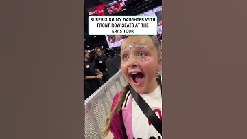 Mum surprises daughter with front row tickets at Taylor Swift concert🥺🎵  (🎥: tt/joannaheims)