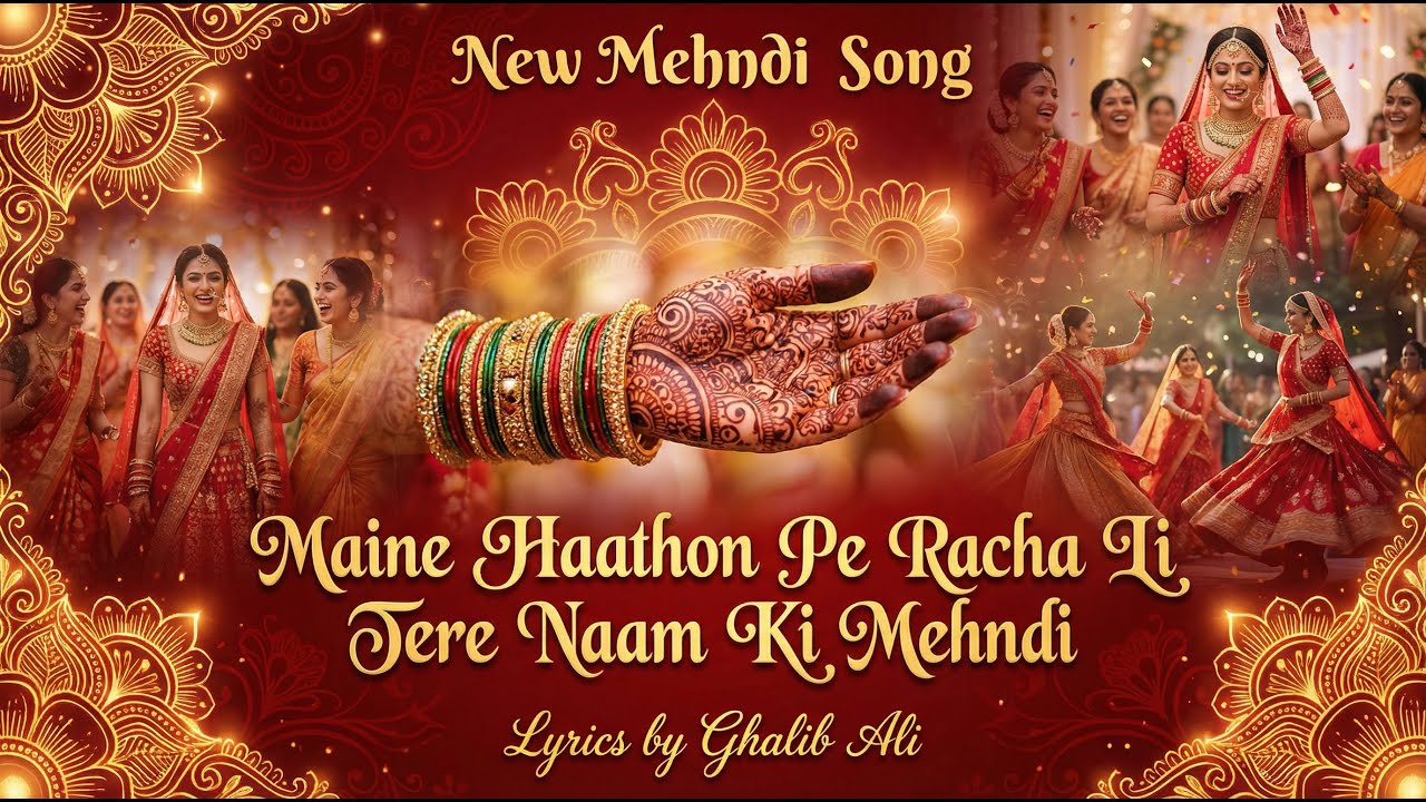 Mehndi - New Wedding Song Maine Haathon Pe Racha Li Tere Naam Ki Mehndi 