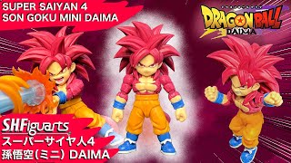 SHFiguarts Super Saiyan 4 Son Goku Mini DAIMA Review [DRAGON BALL