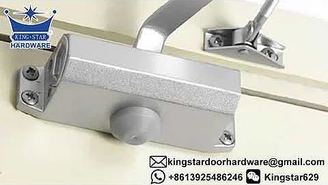 To install a hydraulic door closer within 3 minutes!