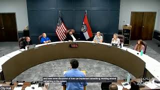 Board of Aldermen Work Session 8-18-2026