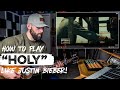 How To Play "Holy" LIKE JUSTIN BIEBER | REACTION + Guitar Tutorial and Chords