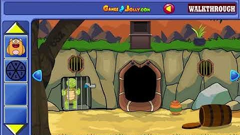 Forest Green Tortoise Rescue Walkthrough - Games2Jolly