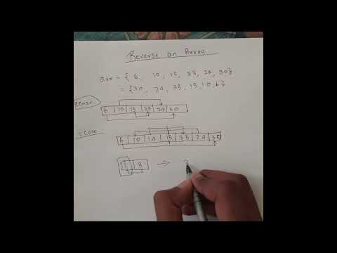 reverse array gfg problem