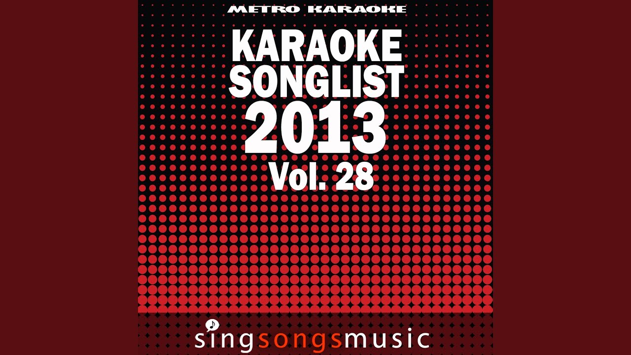 Tennis Court (In the Style of Lorde) (Karaoke Version) YouTube