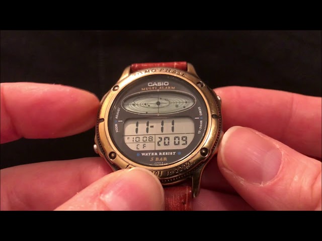 Casio Cosmo Phase CGW91 - YouTube