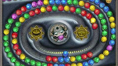 Zuma Deluxe speedrun "dark vortex" 4:24 IGT GS%