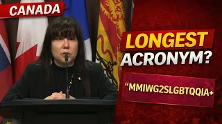 Canada’s Longest Acronym Ever Goes Viral – Internet Reacts to MMIWG2SLGBTQQIA 