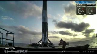 Globalfuturist.org: #SpaceX Falcon 9 Booster Lands for 2nd Time after SES 10 Mission