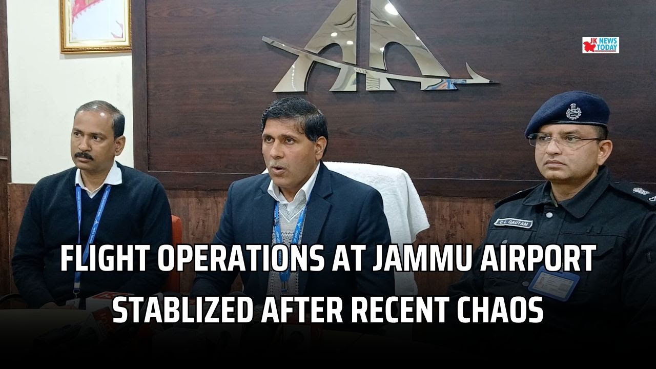 Flight operations at Jammu airport stablized after recent chaos | JK News Today
