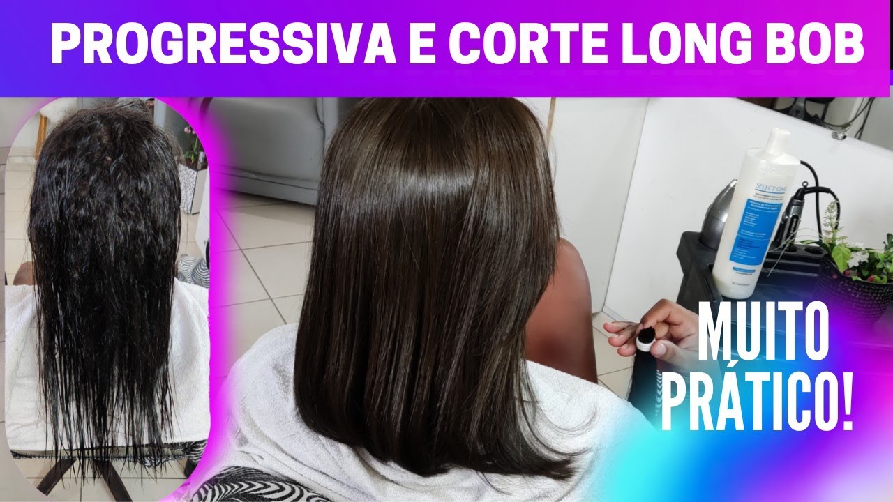 PASSO A PASSO DA PROGRESSIVA SELECT ONE EM CABELO FINO E CORTE LONG BOB ...