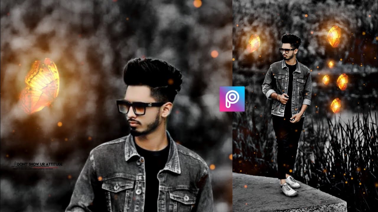 Glowing butterfly photo editing in Picsart | Glowing butterfly effect | Picsart tutorial