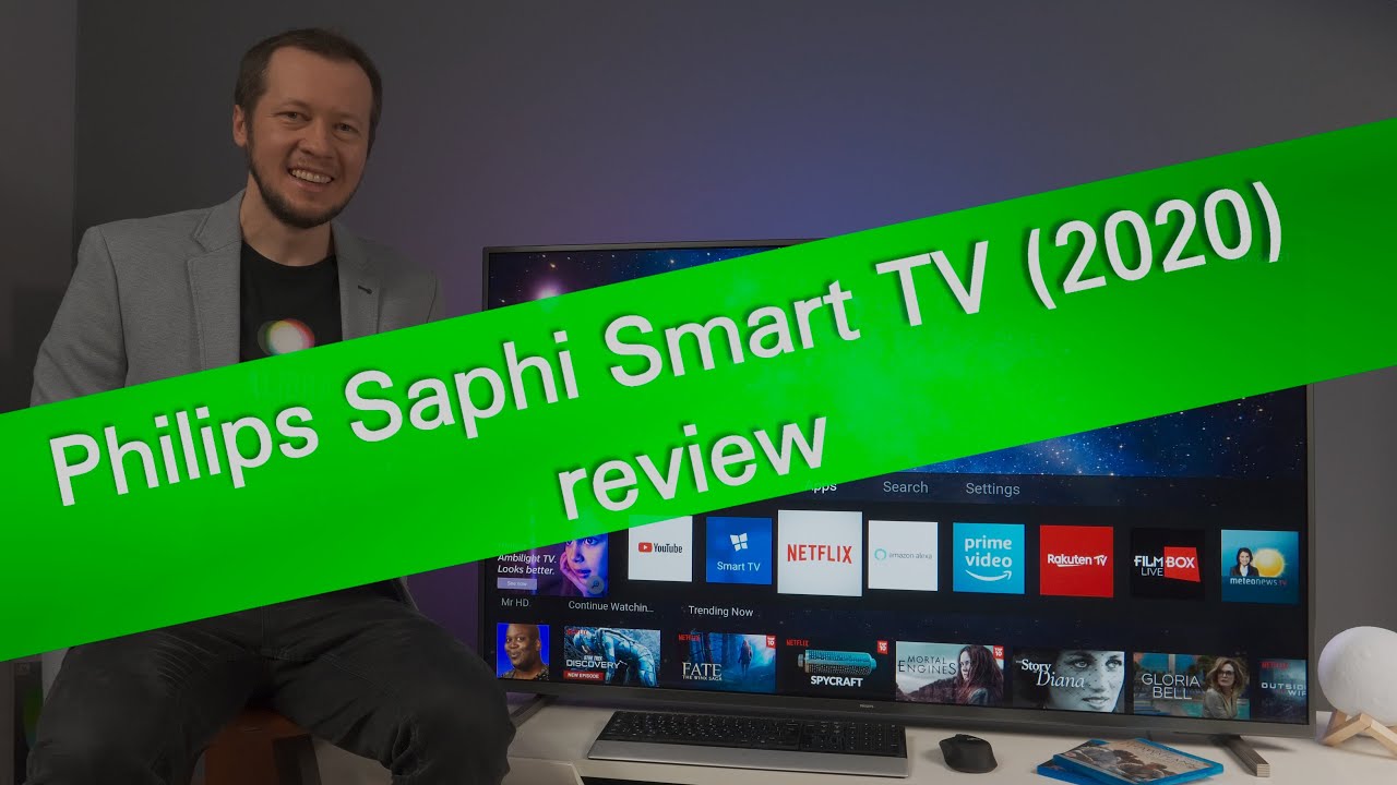 Philips Saphi Smart TV review on 55PUS7805 TV (2020) YouTube