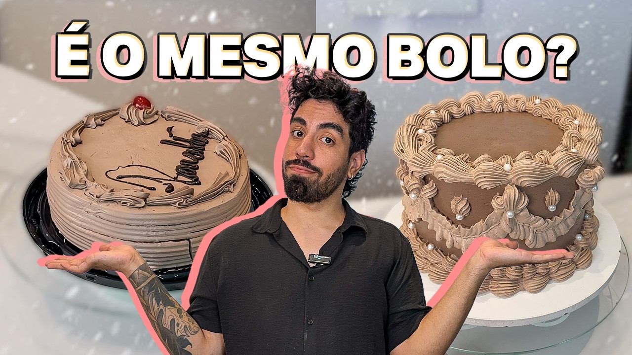 Transformei um bolo simples em um bolo de luxo