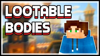 Minecraft Lootable Bodies Mod! Player Corpses! (Minecraft v1.8 Mod Spotlight)