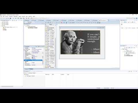 如何利用WindowBuilder在JLabel放至圖片